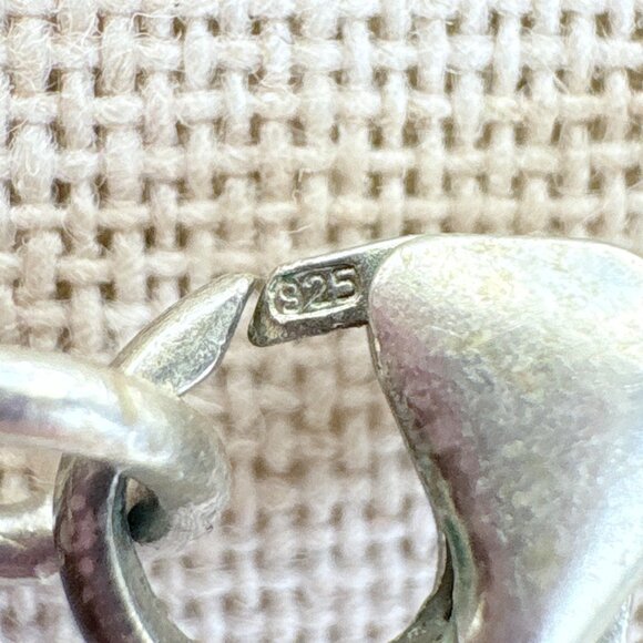 Sterling Silver 925 Alternating Freshwater Pearl Chain Necklace Size 17" Length - Picture 6 of 11